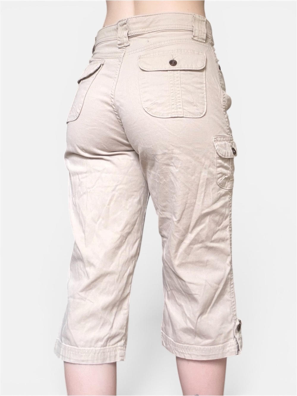 Lee Beige/Tan Women's Petite Capris